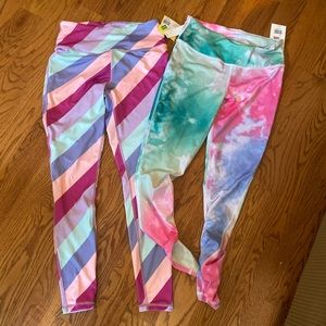 Pair of two crown and ivy leggings